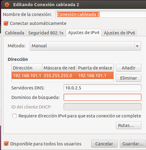 Obtener dirección IP